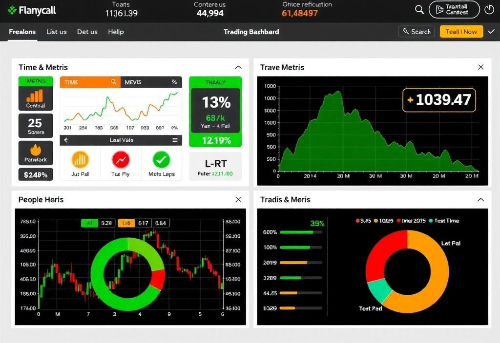 Dashboard financiero integrado con métricas y análisis en tiempo real